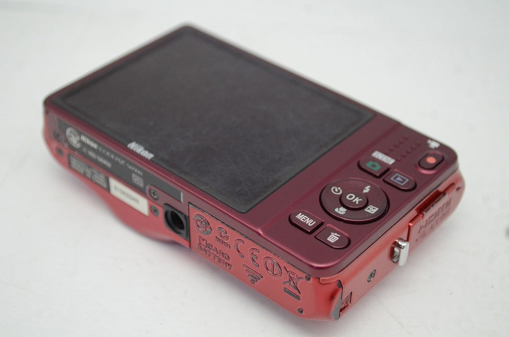 Nikon ニコン COOLPIX S6500 コンパクトデジタルカメラ レッド 元箱付 250924k