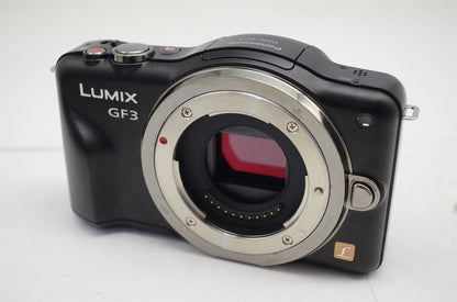 良品 Panasonic パナソニック LUMIX DMC-GF3 ボディ ミラーレス一眼カメラ ブラック 250924d