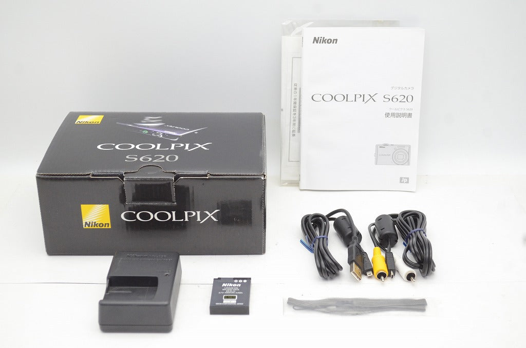 良品 Nikon ニコン COOLPIX S620 コンパクトデジタルカメラ グロスパープル 元箱付 250924n