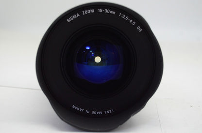 訳あり品 SIGMA シグマ 15-30mm F3.5-4.5 EX DG ASPHERICAL Canon キヤノン EFマウント ズームレンズ 250924g