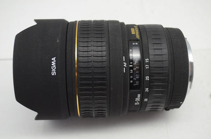 訳あり品 SIGMA シグマ 15-30mm F3.5-4.5 EX DG ASPHERICAL Canon キヤノン EFマウント ズームレンズ 250924g