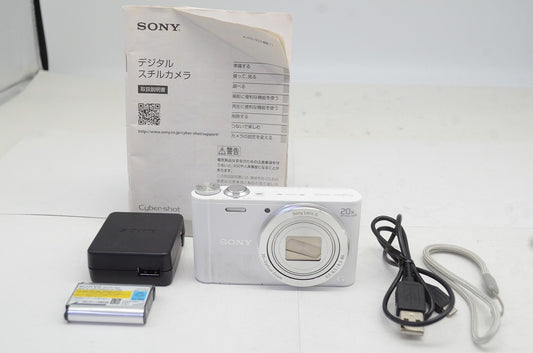 良品 SONY ソニー Cyber-shot DSC-WX300 コンパクトデジタルカメラ ホワイト 250924af