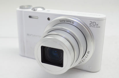 良品 SONY ソニー Cyber-shot DSC-WX300 コンパクトデジタルカメラ ホワイト 250924af