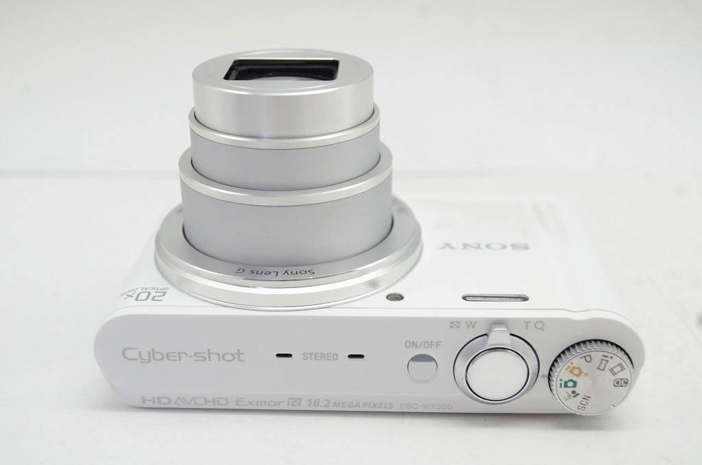 良品 SONY ソニー Cyber-shot DSC-WX300 コンパクトデジタルカメラ ホワイト 250924af