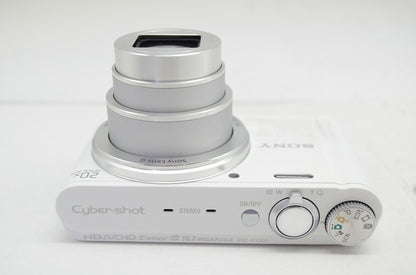 良品 SONY ソニー Cyber-shot DSC-WX300 コンパクトデジタルカメラ ホワイト 250924af