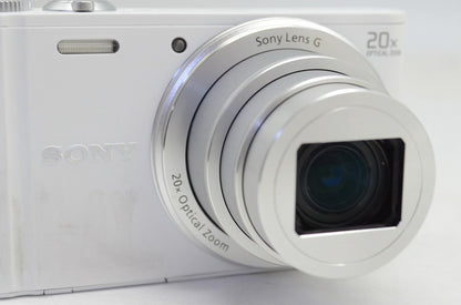 良品 SONY ソニー Cyber-shot DSC-WX300 コンパクトデジタルカメラ ホワイト 250924af