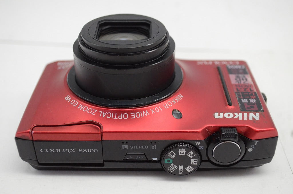 Nikon ニコン COOLPIX S8100 コンパクトデジタルカメラ レッド 元箱付 250924ad