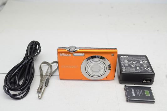 良品 Nikon ニコン COOLPIX S3000 コンパクトデジタルカメラ オレンジ 250924ah