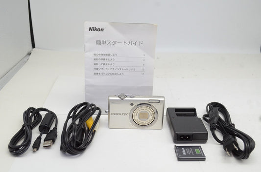 良品 Nikon ニコン COOLPIX S570 コンパクトデジタルカメラ シルバー 250924aj