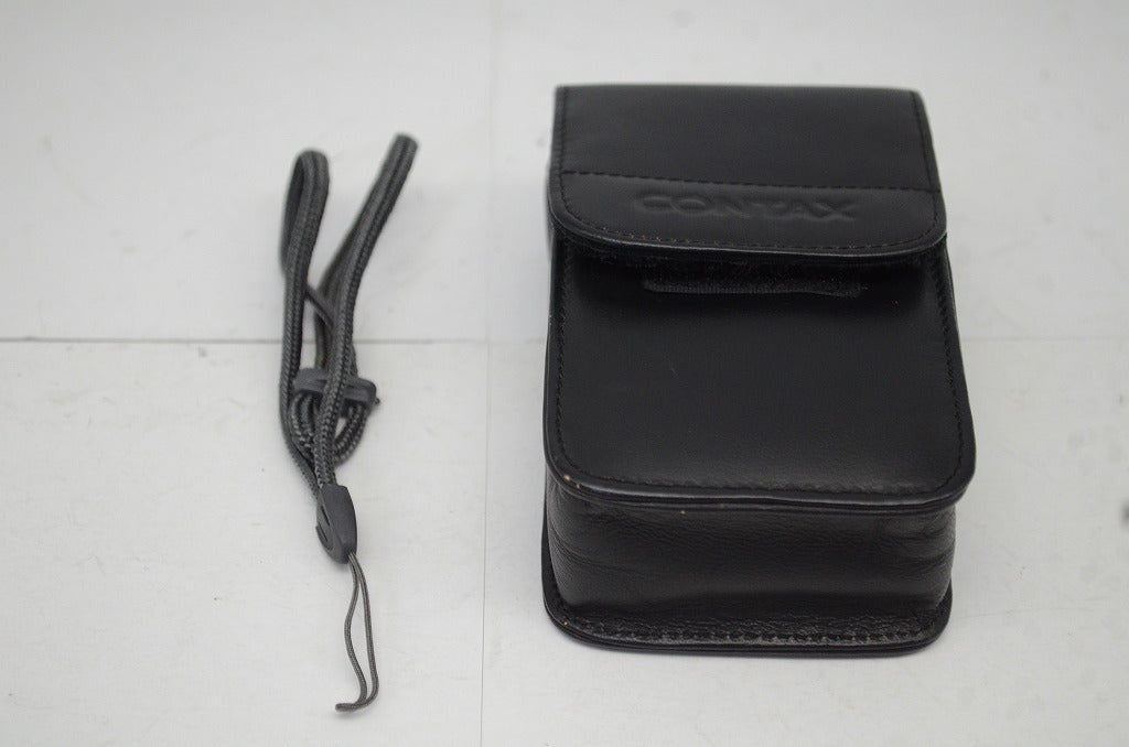 美品 CONTAX コンタックス T3 BLACK Double Teeth ダブルティース コンパクトフィルムカメラ ケース付 250926a