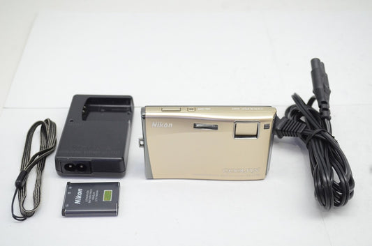 Nikon ニコン COOLPIX S60 コンパクトデジタルカメラ リッチゴールド 250926q