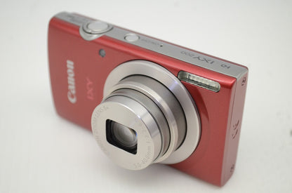 美品 Canon キヤノン IXY 200 コンパクトデジタルカメラ レッド 251129f