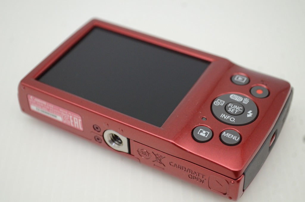 美品 Canon キヤノン IXY 200 コンパクトデジタルカメラ レッド 251129f