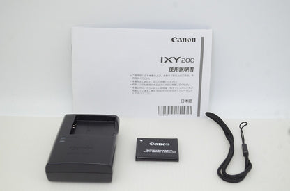 美品 Canon キヤノン IXY 200 コンパクトデジタルカメラ レッド 251129f
