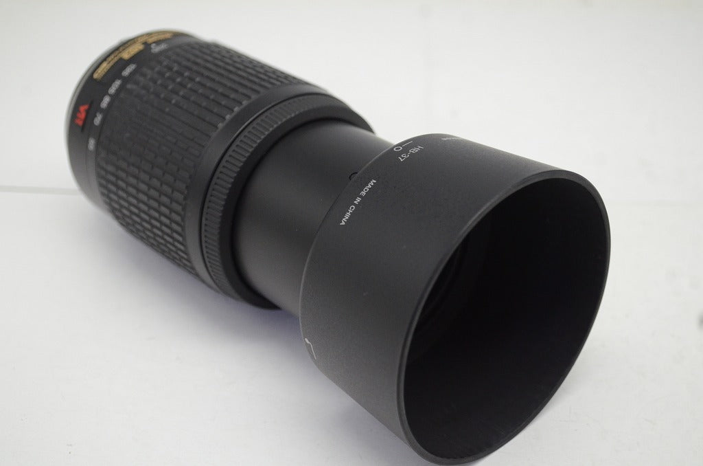 Nikon ニコン AF-S DX NIKKOR 55-200mm F4-5.6G ED VR APS-C ズームレンズ フード ポーチ付 250927h