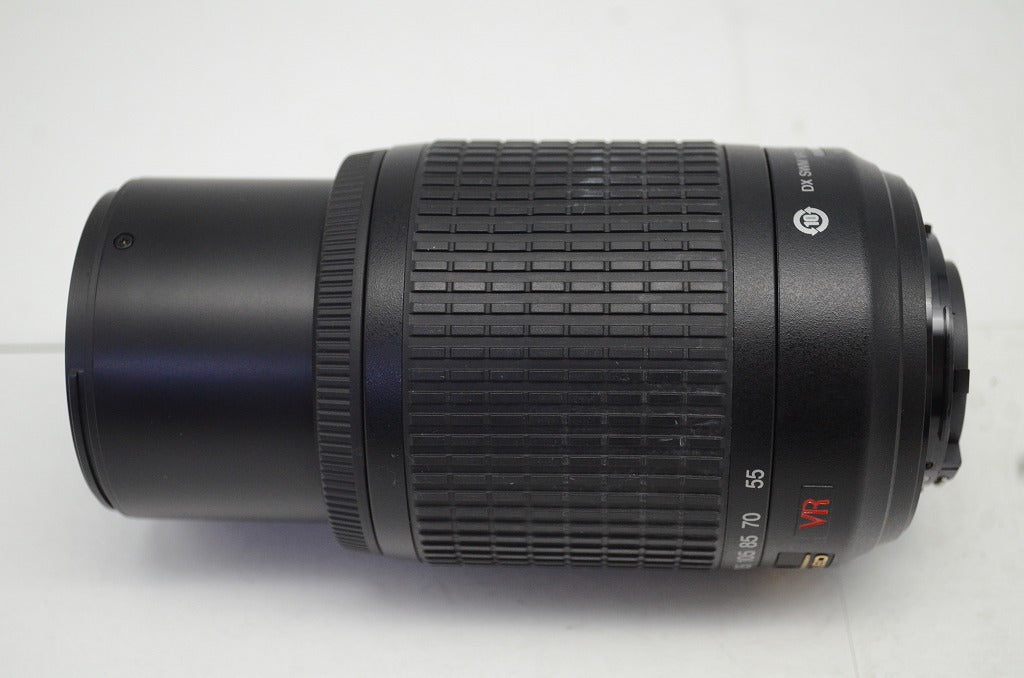 Nikon ニコン AF-S DX NIKKOR 55-200mm F4-5.6G ED VR APS-C ズームレンズ フード ポーチ付 250927h