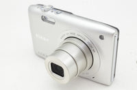 美品 Nikon ニコン COOLPIX S3300 コンパクトデジタルカメラ シルバー 240628ae