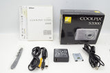 美品 Nikon ニコン COOLPIX S3300 コンパクトデジタルカメラ シルバー 240628ae