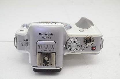 良品 Panasonic パナソニック LUMIX DMC G3 ボディ ミラーレス一眼カメラ ホワイト 250926c