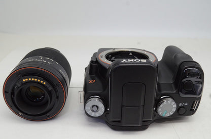 美品 SONY ソニー α100 DSLR-A100K ズームレンズキット (DT 18-70mm F3.5-5.6) デジタル一眼レフカメラ 250927am