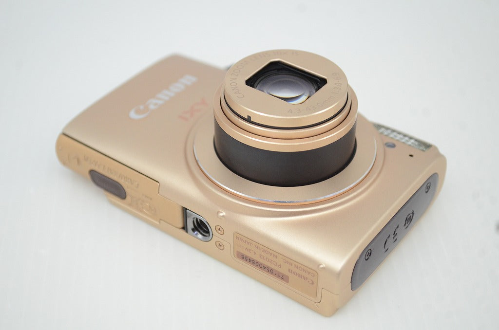 美品 Canon キヤノン IXY 620F コンパクトデジタルカメラ ゴールド