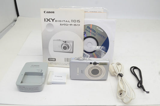 Canon キヤノン IXY DIGITAL 110 IS コンパクトデジタルカメラ シルバー 250927ac