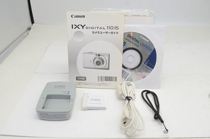 Canon キヤノン IXY DIGITAL 110 IS コンパクトデジタルカメラ シルバー 250927ac