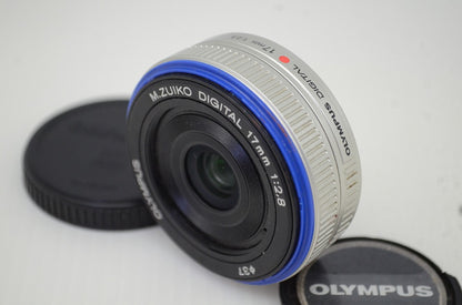 良品 OLYMPUS オリンパス M.ZUIKO DIGITAL 17mm F2.8 パンケーキレンズ マイクロフォーサーズ 単焦点レンズ 251202r