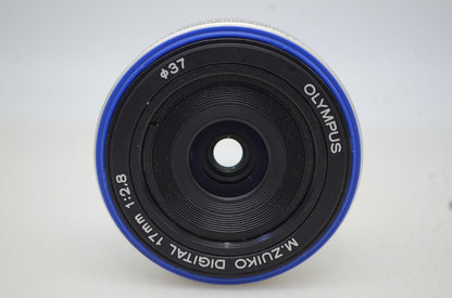 良品 OLYMPUS オリンパス M.ZUIKO DIGITAL 17mm F2.8 パンケーキレンズ マイクロフォーサーズ 単焦点レンズ 251202r