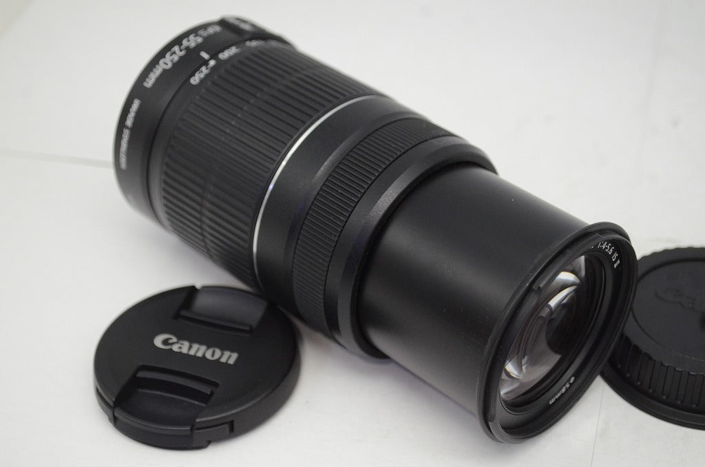 美品 Canon キヤノン EF-S 55-250mm F4-5.6 IS II APS-C ズームレンズ 250926l