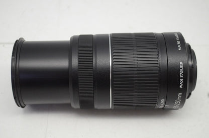 美品 Canon キヤノン EF-S 55-250mm F4-5.6 IS II APS-C ズームレンズ 250926l