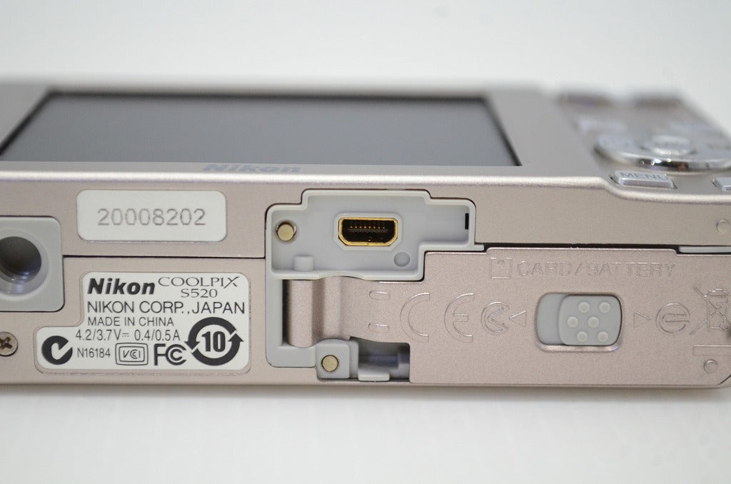 良品 Nikon ニコン COOLPIX S520 コンパクトデジタルカメラ ライトブロンズ 元箱付 251202p