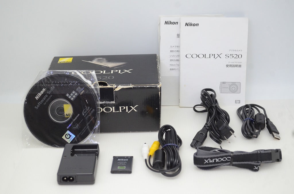 良品 Nikon ニコン COOLPIX S520 コンパクトデジタルカメラ ライトブロンズ 元箱付 251202p