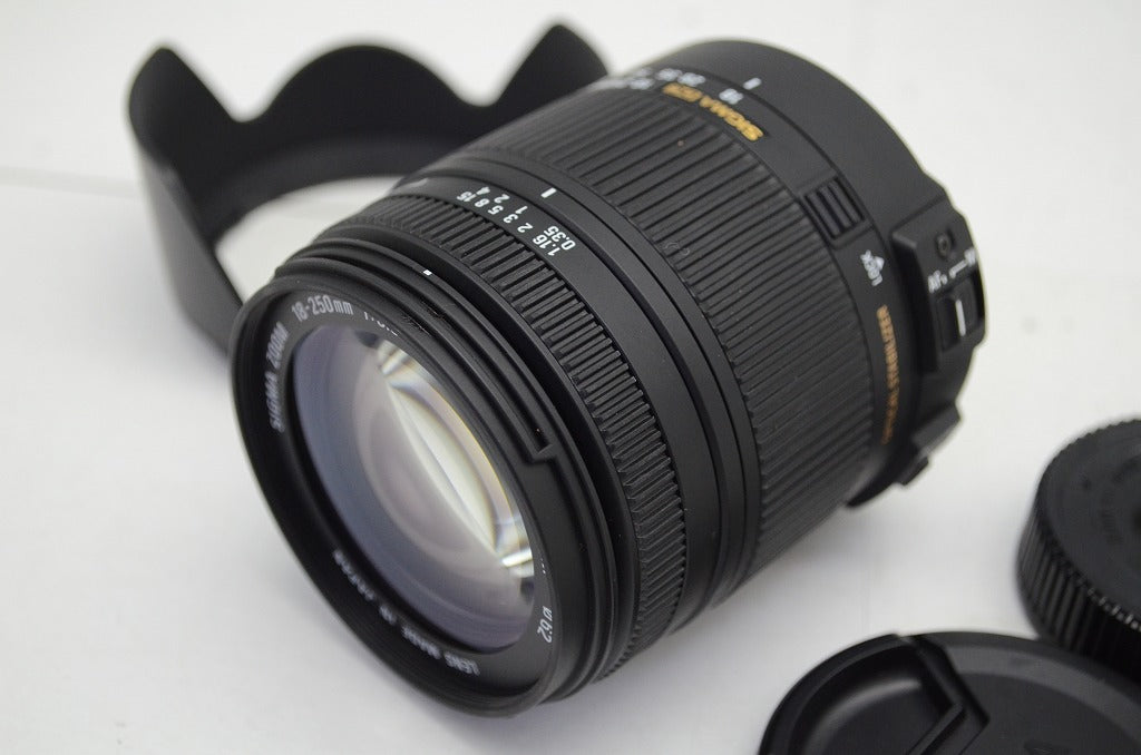 訳あり品 SIGMA シグマ 18-250mm F3.5-6.3 DC MACRO OS HSM Nikon ニコン Fマウント APS-C ズームレンズ 250927aj