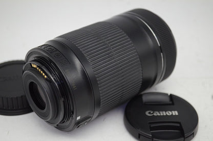 良品 Canon キヤノン EF-S 55-250mm F4-5.6 IS STM APS-C ズームレンズ 250927ap