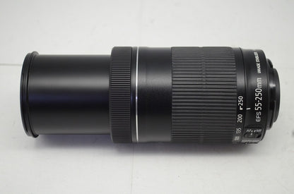 良品 Canon キヤノン EF-S 55-250mm F4-5.6 IS STM APS-C ズームレンズ 250927ap
