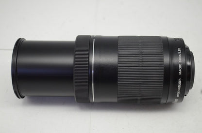 良品 Canon キヤノン EF-S 55-250mm F4-5.6 IS STM APS-C ズームレンズ 250927ap