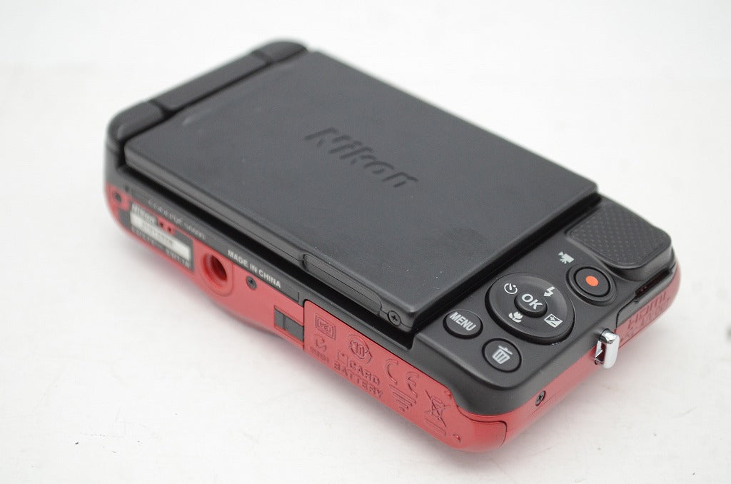 美品 Nikon ニコン COOLPIX S6600 コンパクトデジタルカメラ ラズベリーレッド 元箱付 250929a