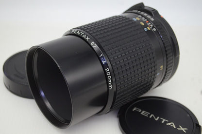 美品 ペンタックス smc PENTAX 67 200mm F4 中判レンズ MF 251202k