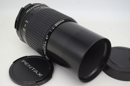 美品 ペンタックス smc PENTAX 67 200mm F4 中判レンズ MF 251202k