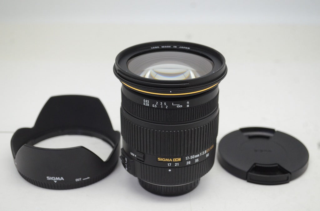 SIGMA シグマ 17-50mm F2.8 EX DC HSM PENTAX ペンタックス Kマウント APS-C ズームレンズ フード付 250927y