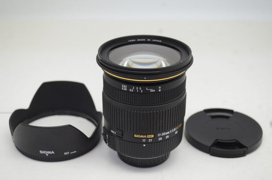 SIGMA シグマ 17-50mm F2.8 EX DC HSM PENTAX ペンタックス Kマウント APS-C ズームレンズ フード付 250927y