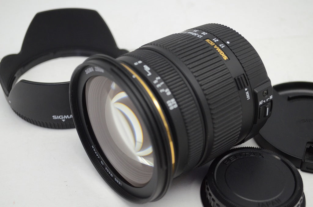 SIGMA シグマ 17-50mm F2.8 EX DC HSM PENTAX ペンタックス Kマウント APS-C ズームレンズ フード付 250927y