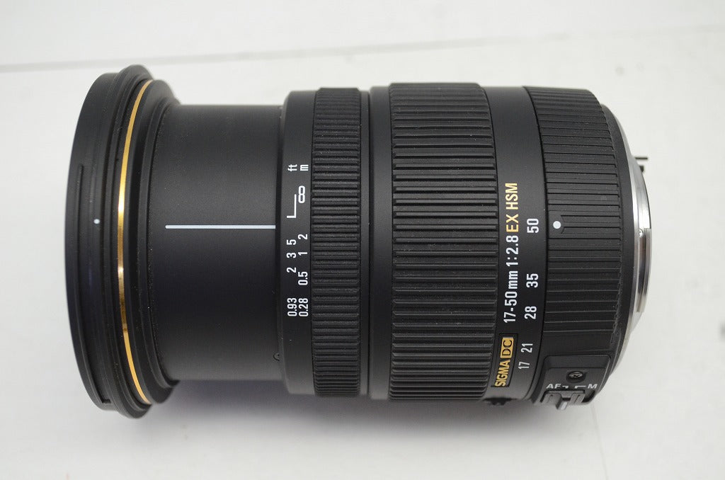 SIGMA シグマ 17-50mm F2.8 EX DC HSM PENTAX ペンタックス Kマウント APS-C ズームレンズ フード付 250927y