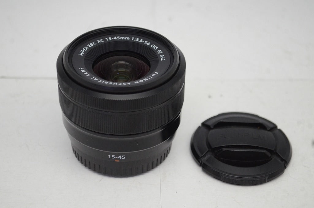 美品 FUJIFILM フジフィルム SUPER EBC FUJINON XC 15-45mm F3.5-5.6 OIS PZ Xマウント ズームレンズ ブラック 250930u