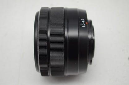 美品 FUJIFILM フジフィルム SUPER EBC FUJINON XC 15-45mm F3.5-5.6 OIS PZ Xマウント ズームレンズ ブラック 250930u