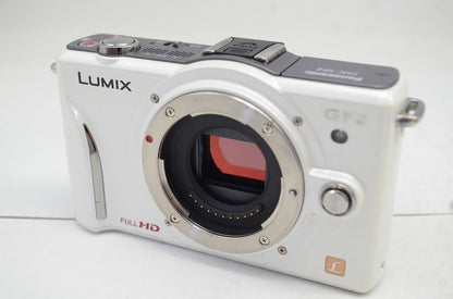 良品 Panasonic パナソニック LUMIX DMC-GF2 ボディ ミラーレス一眼カメラ ホワイト 250927r