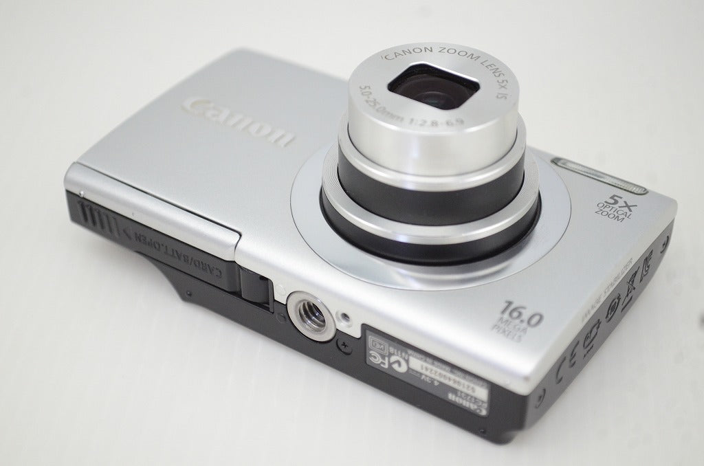 良品 Canon キヤノン PowerShot A2400 IS コンパクトデジタルカメラ シルバー 251203a