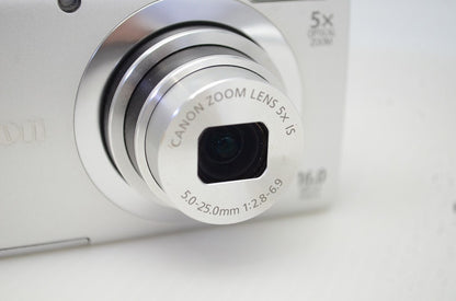 良品 Canon キヤノン PowerShot A2400 IS コンパクトデジタルカメラ シルバー 251203a