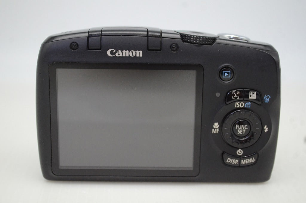 美品 Canon キヤノン PowerShot SX120 IS コンパクトデジタルカメラ ブラック 251203j